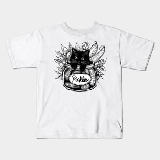 Kitty in a Pickle Jar Kids T-Shirt